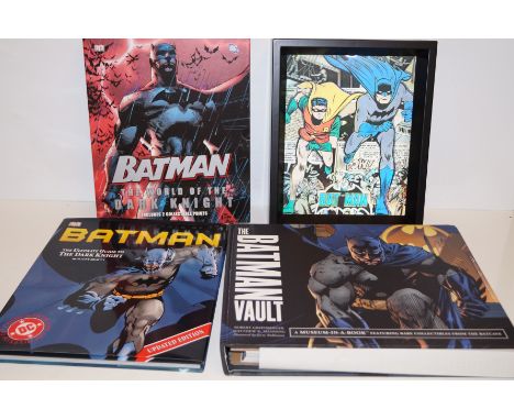 Batman The World of the Dark Knight book, The Batman Vault Museum in a Book, Batman Ultimate Guide to the Dark Knight (all by