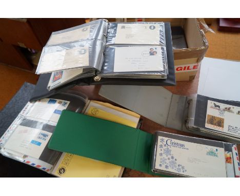 Six albums containing First Day Covers, well stocked 