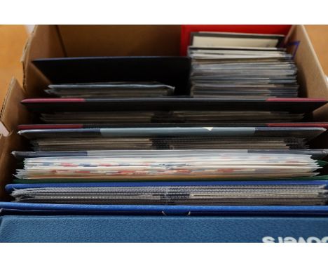 Seven albums of First Day Covers, well stocked 