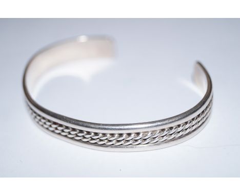 Silver bangle