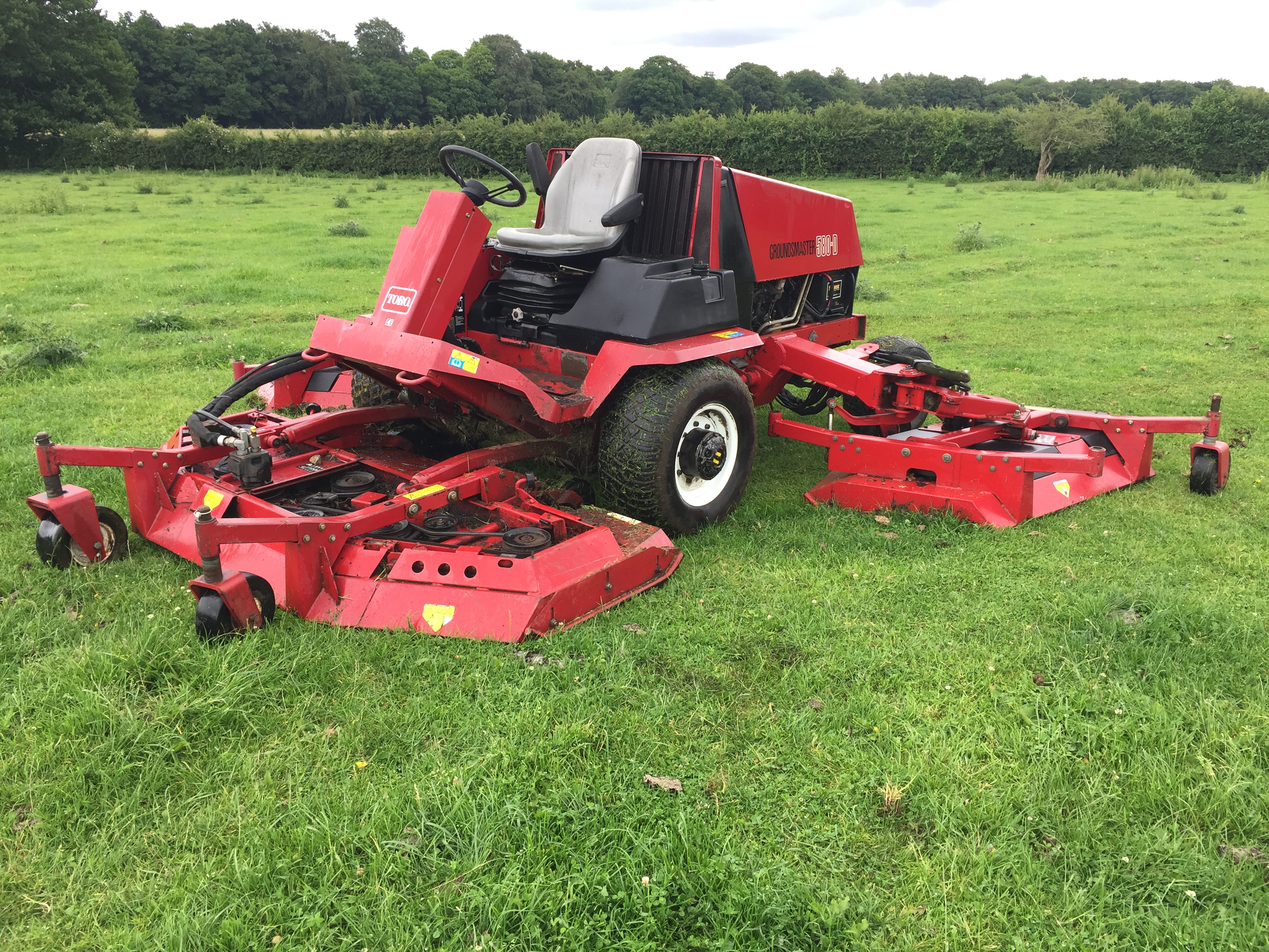 Toro 580d ride on bat wing mower NO VAT Location Reading, Berkshire