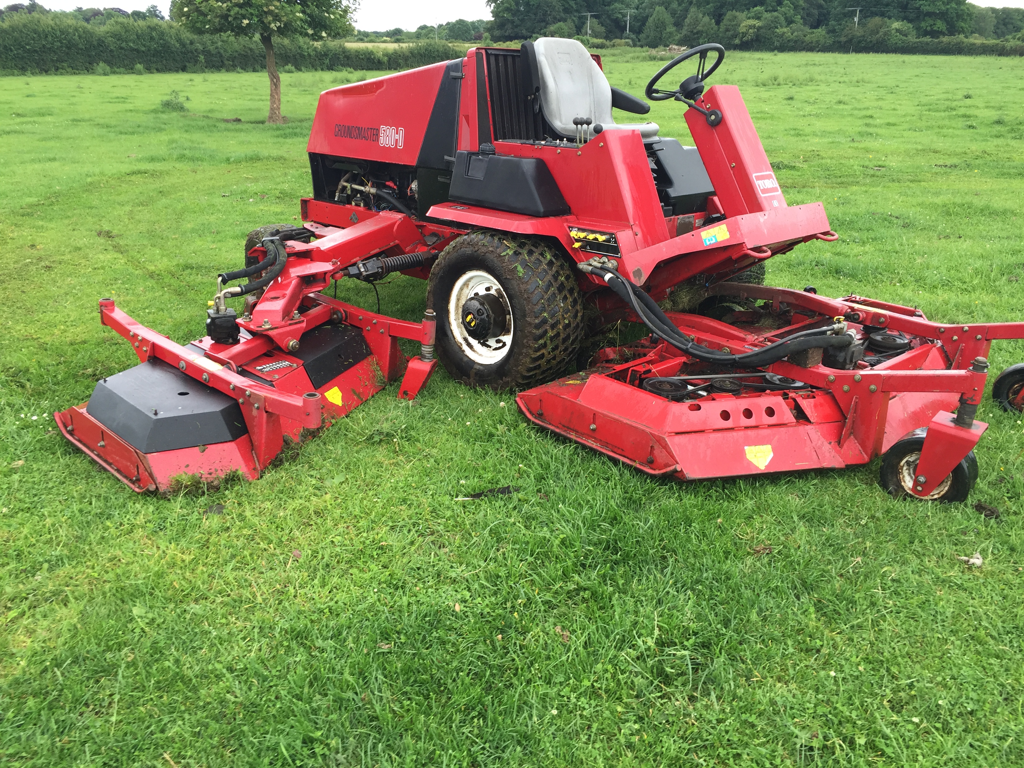 Toro 580d ride on bat wing mower NO VAT Location Reading, Berkshire
