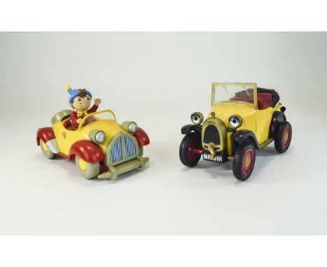 Vintage Golden Bear Products and Dekker Toys - Woody In His Car. 4.5 x 7 Inches + A Battery Driven Toy Car. 4.25 x 7 Inches. 