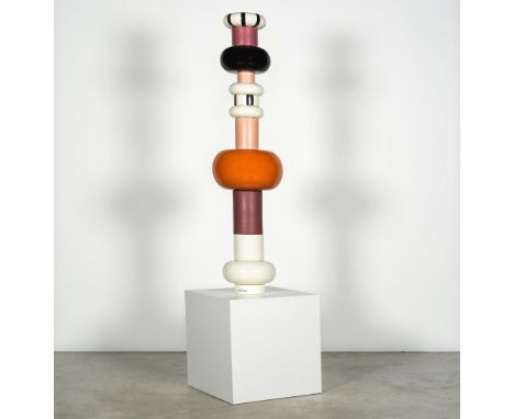 ETTORE SOTTSASS (1917-2007)Totem ChocolatCréation circa 1994Édition Mirabili, 2004Signé 'Ettore Sottsass' ; signé 'Sottsass',