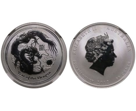AUSTRALIA. Elizabeth II, 1952-2022. Silver 50 Cents, 2012 P. Perth Mint. Obv: ELIZABETH II AUSTRALIA, fourth portrait of Quee