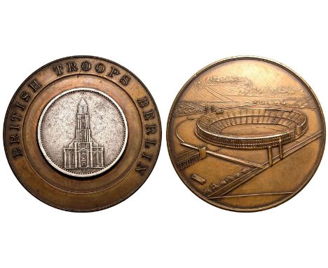GERMANY. BERLIN (BRITISH TROOPS). Bronze Commemorative Medal, 1946. Second Inter-Allied Athletics Championships.Held on the 7