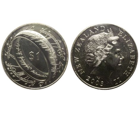 NEW ZEALAND. Elizabeth II, 1952-2022. Nickel Brass 1 Dollar, 2003. Royal Mint. Obv: NEW ZEALAND ELIZABETH II, fourth crowned 