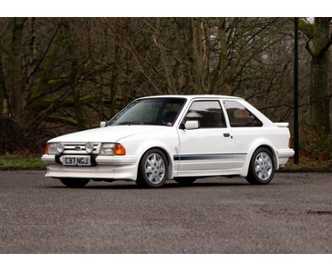 1986 Ford Escort RS Turbo Series I Transmission: automaticMileage:74802The Ford Escort RS Turbo was based on the three-door F