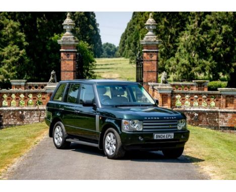 2004 Range Rover believed to be Ex-HM Queen Elizabeth II Transmission: automaticMileage:There can be few cars that are as wel