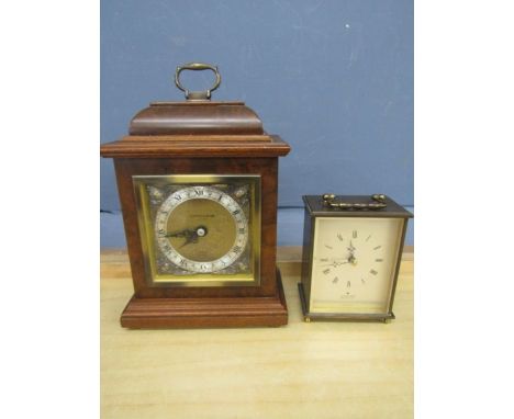 Mappin &amp; Webb clock and a Junghans electronic carriage clock&nbsp;