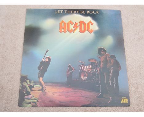 AC/DC Let There Be Rock Original UK Vinyl LP features Green & Orange Atlantic LabelK 50366The vinyl is in Excellent condition