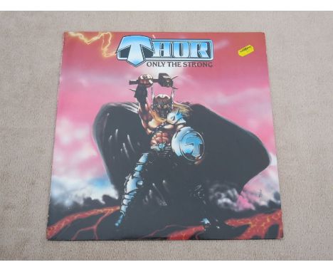 Thor – Only The Strong Near Mint Roadrunner Vinyl LPLabel: Roadrunner Records – RR 9790The vinyl is in near mint condition,th
