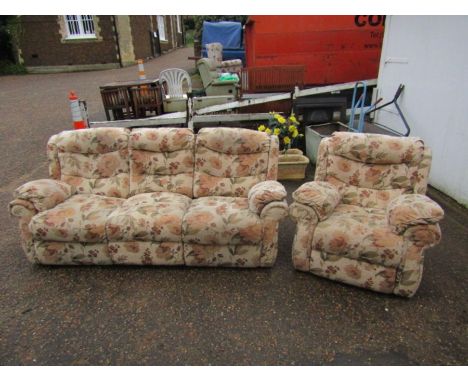 3 Seater reclining sofa and armchair&nbsp;