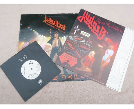 Judas Priest – Unleashed In The East (Live In Japan) Mint LP + Insert + Promo 45Label: CBS – S CBS 83852The vinyl is in mint 
