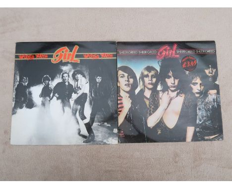 Girl Sheer Greed & Wasted Youth 2 Heavy Metal AlbumsSheer Greed Excellent Vinyl with inner sleeveWasted Youth Excellent vinyl