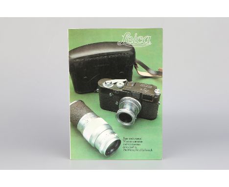 Rare and Unusual 'M' Series Cameras & Accessories, by Paul-Henry Van HasbroeckThis auction is being held toraise funds for NH