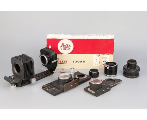 Two Leica Copy Stands, including BOOWU and 16526, complete with bellows and more (a lot)This auction is being held toraise fu
