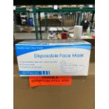 Disposable face mask, 3-ply, 50pcs per box, 50 boxes