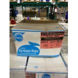 Ralston 30” x 38” extra strong garbage bags, 125 bags per box, 27 boxes