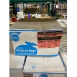 Ralston 30” x 38” extra strong garbage bags, 125 bags per box, 30 boxes