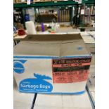 Ralston 30” x 38” extra strong garbage bags, 125 bags per box, 24 boxes