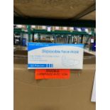 Disposable face mask, 3-ply, 50pcs per box, 50 boxes