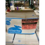 Ralston 30” x 38” extra strong garbage bags, 125 bags per box, 27 boxes