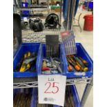 LOT, Assorted precision tools, etc..., 3 bins