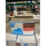 Ralston 30” x 38” extra strong garbage bags, 125 bags per box, 30 boxes