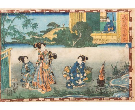 UTAGAWA KUNISADA I / TOYOKUNI III (1786-1865) EDO PERIOD, C.1847-52 A set of twenty-eight Japanese woodblock prints, all from