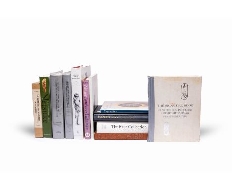 LITERATURE A COLLECTION OF TWELVE REFERENCE BOOKS ON SAGEMONO Including G Lazarnick, The Signature Book of Netsuke, Inro and 