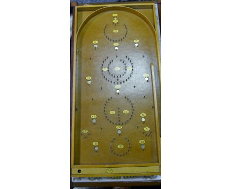 A Chadd Valley bagatelle/ pin ball game 