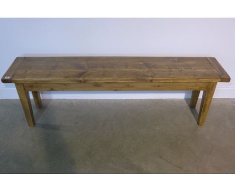 A rustic bench, 158cm long 