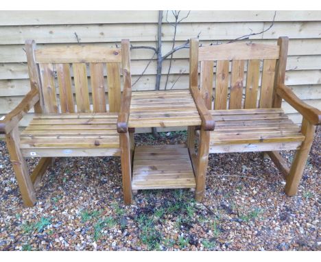 A heavy duty garden bench 