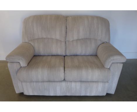 A G Plan Chloe small two seater sofa, in very good condition - 94cm tall, 147cm wide, 100cm deep 