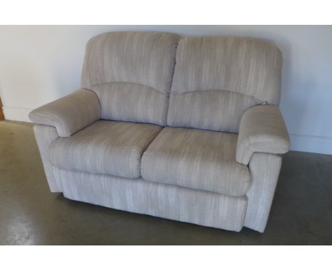 A G plan Chloe small two seater sofa in very good condition, 94cm tall, 147cm wide, 100cm deep 