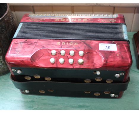 A Hohner Erica accordion