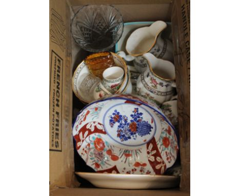 Copeland Spode and other china including a 19th Century Imari bowl