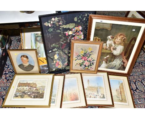 PICTURES AND PRINTS ETC, to include four limited edition prints of Birmingham by Frank Stannard, signed and framed, Eric Stur