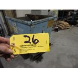 McCullough Lift truck dumpster, plus scrap, 32" x 51".