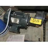 Toshiba 5 hp motor, 1,750 rpm.