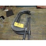 Armstrong No. 412 C-clamps, large.
