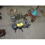 Misc. oil cans.