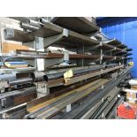 All steel in rack.
