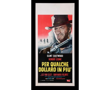 This original first year of release Italian Locandina for "For a Few Dollars More" is one of the scarcest and most desirable 