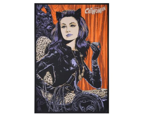 For a huge number of Batman fans, there is only one Catwoman and that's Julie Newmar. Artist Ken Taylor perfectly captures he
