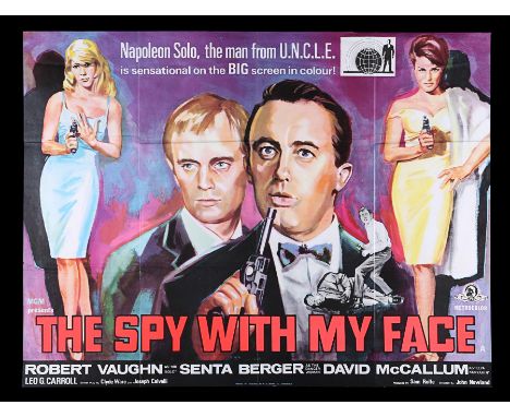 This is a first release British Quad film poster for "The Spy With My Face" from 1966 and is the second film in a series of s