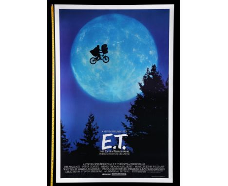 When "E.T. The Extra Terrestrial" was first released in 1982, a very small number of full-size 27" x 41" posters with the "bi