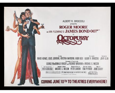 US Subway Advance poster for "Octopussy" (1983), unfolded and looks unused.45" x 59 1/2" (114 x 151 cm)Condition: ExcellentRo