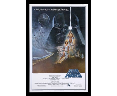 Given the huge initial success of George Lucas' "Star Wars", there were four separate print runs for the Style-A US One-Sheet